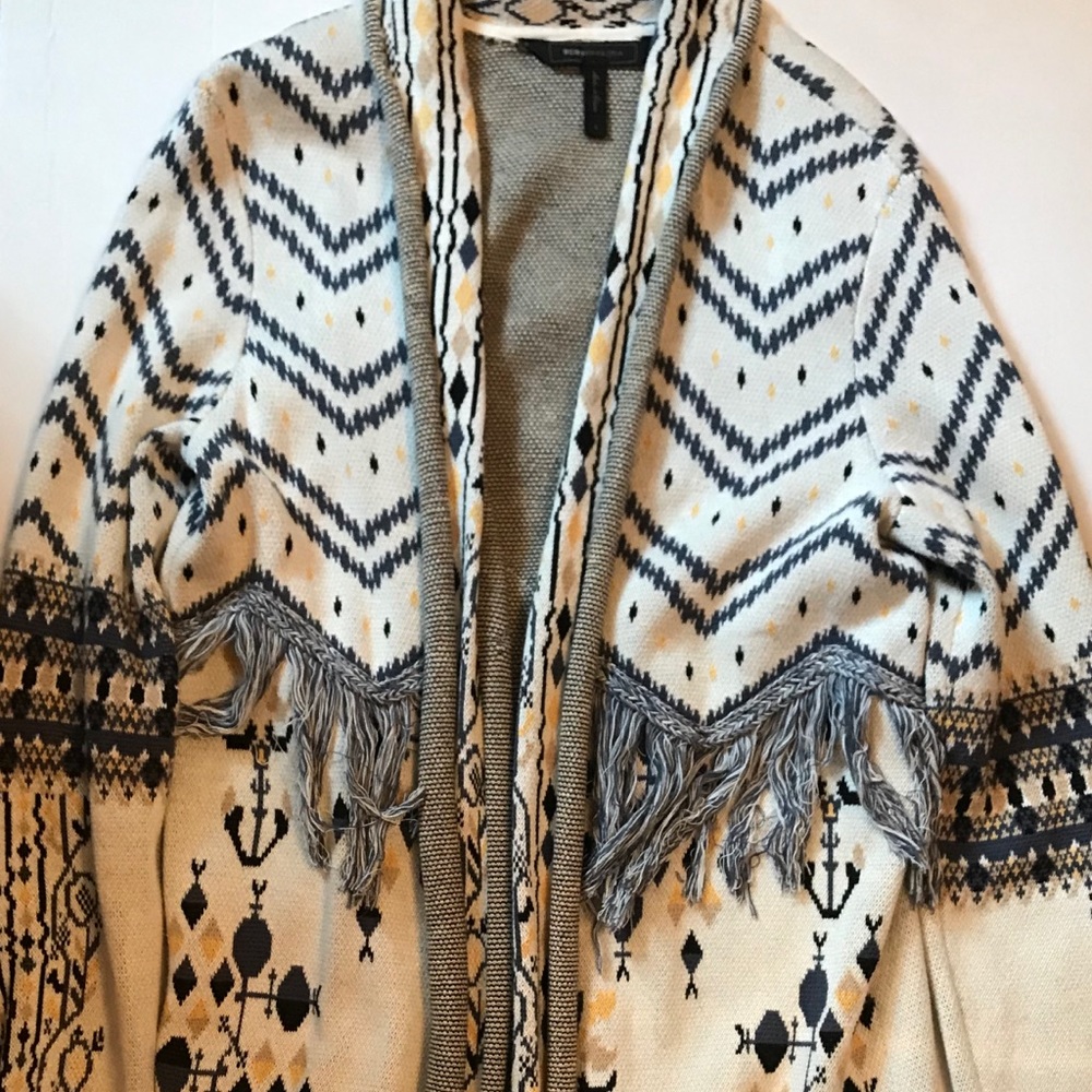 Aztec embellished cardigan